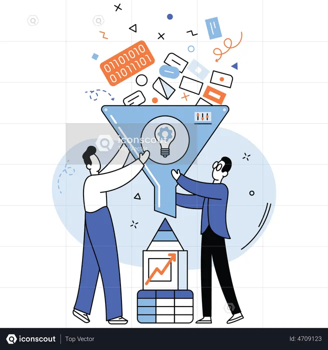 Business Intelligence Data Analysis  Illustration