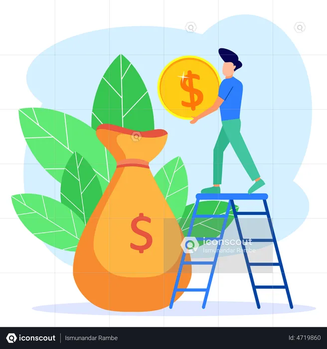 Business investing  Illustration