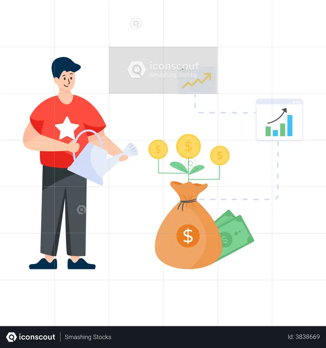 Business investment  Illustration