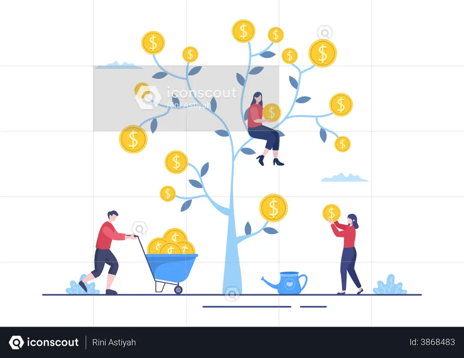 Business Investment  Illustration