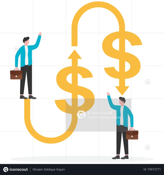 Business investment techniques  Illustration