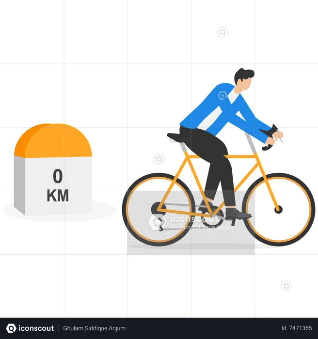 Feuille de route des jalons de l'entreprise  Illustration