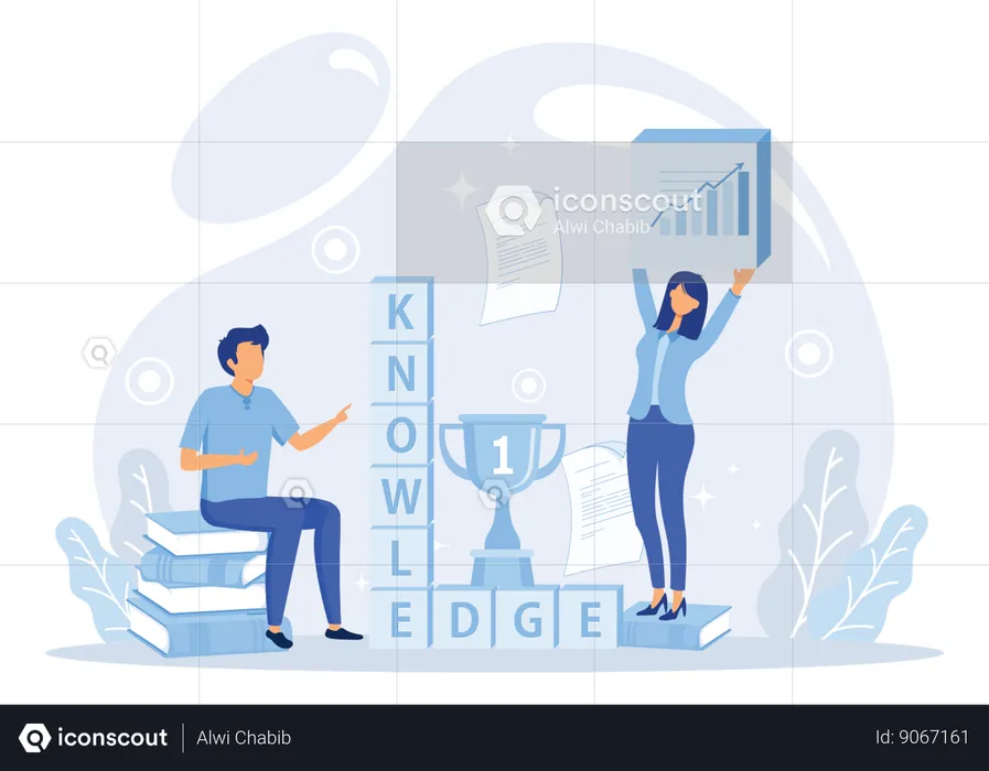 Business Knowledge  Illustration