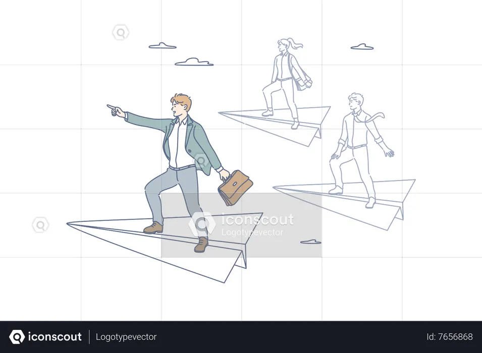 Business leader  Illustration