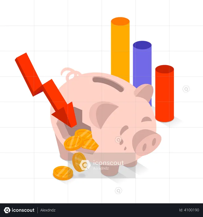 Business Loss  Illustration