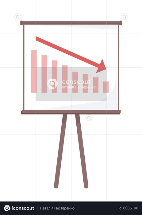 Business loss  Illustration