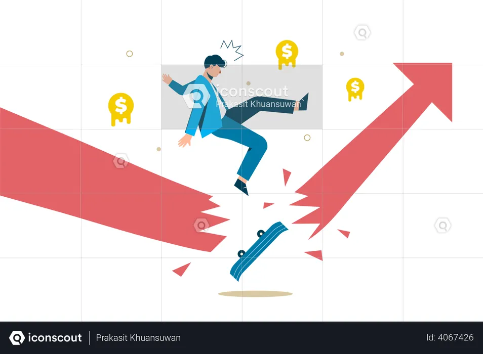 Business Loss  Illustration