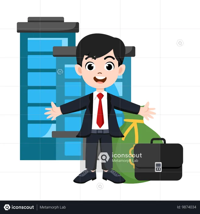 Business Man  Illustration