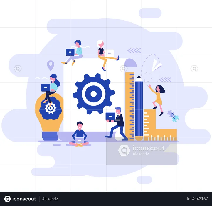 Business Management  Illustration