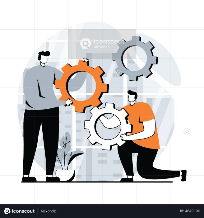 Business management  Illustration