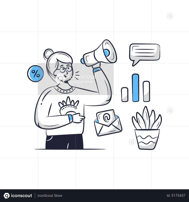 Business Marketing  Illustration