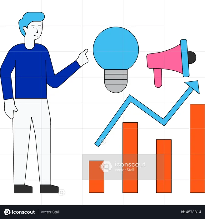Business Marketing analysis  Illustration