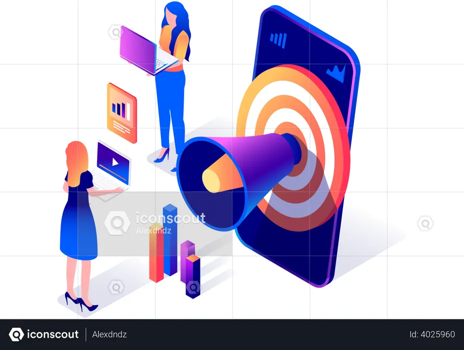 Business Marketing  Illustration