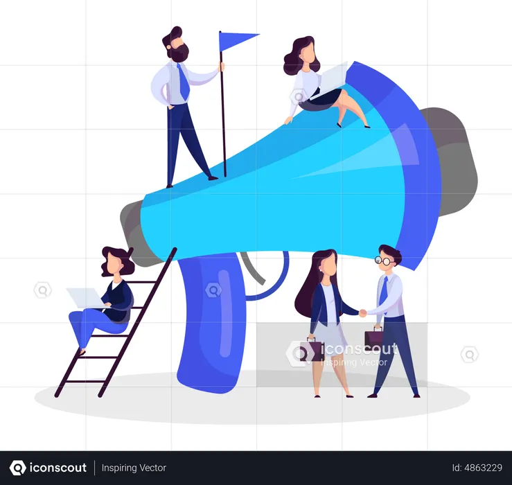 Business marketing  Illustration