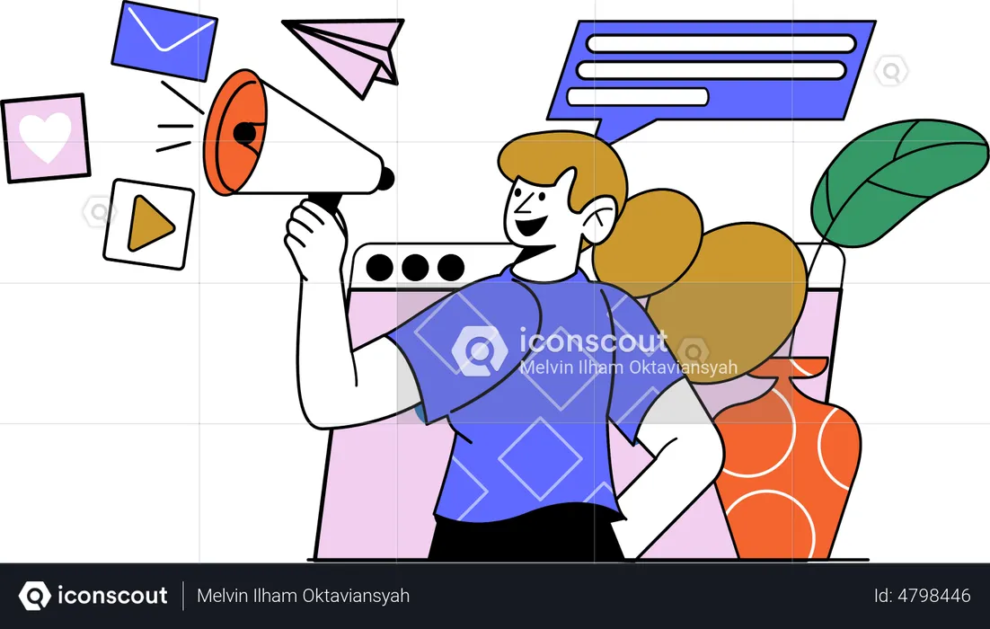 Business Marketing  Illustration