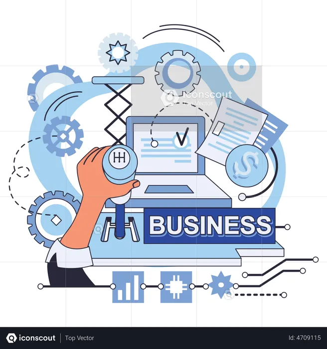 Business Mechanism  Illustration