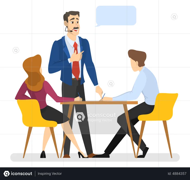 Business meeting  Illustration