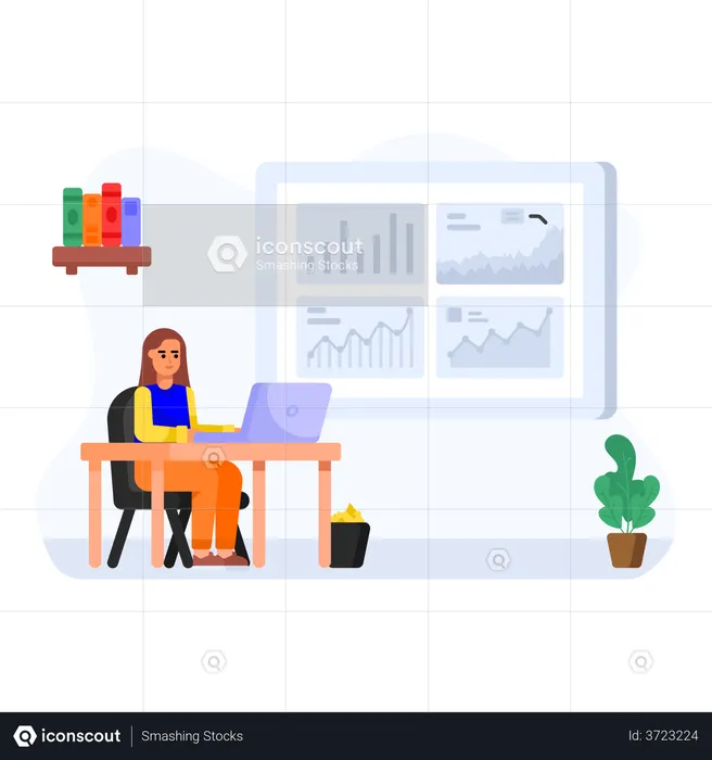 Business Monitoring  Illustration
