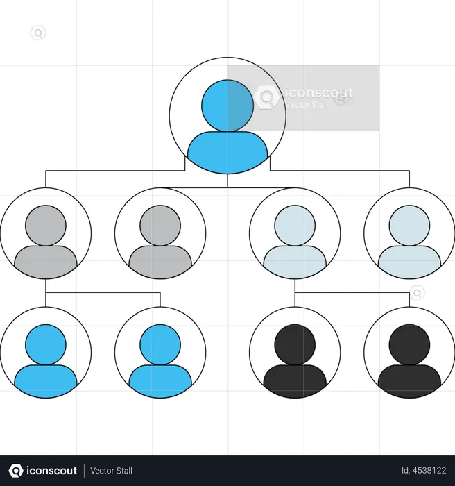 Business Network  Illustration