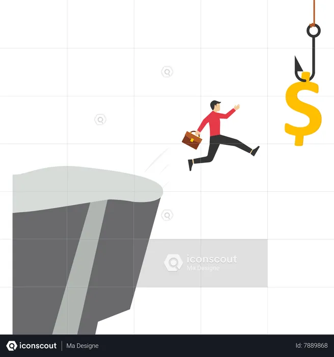 Business obstacles and decoys  Illustration