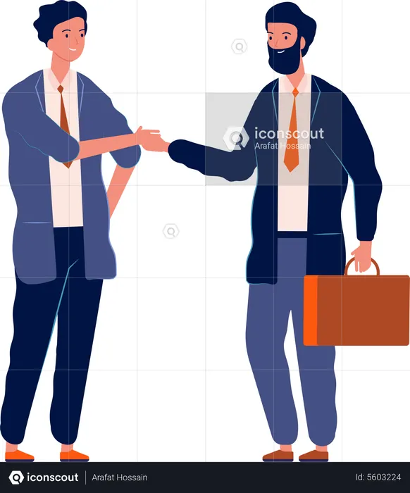 Business partner  Illustration