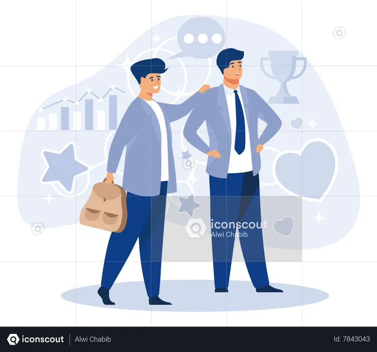 Business partner  Illustration