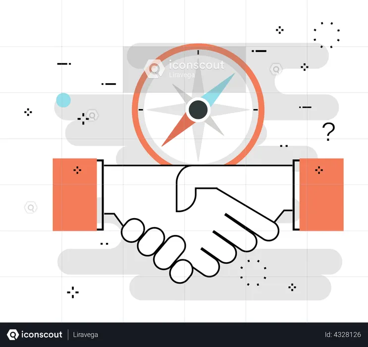 Business partners  Illustration