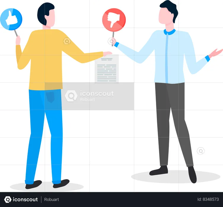 Business partners conclusion  Illustration