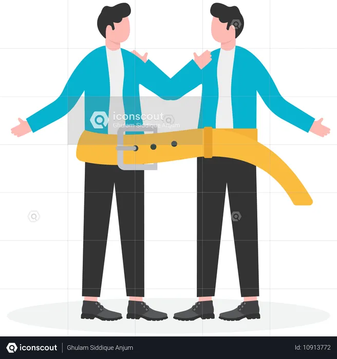 Business partnership deed  Illustration