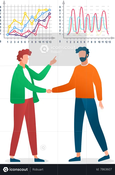 Business Partnership  Illustration