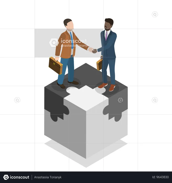 Business Partnership  Illustration