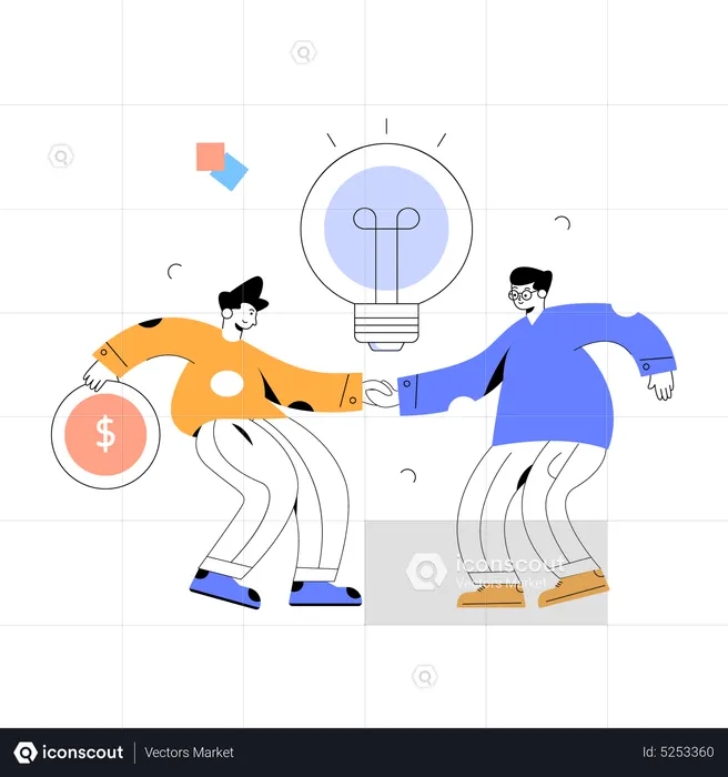 Business Partnership  Illustration