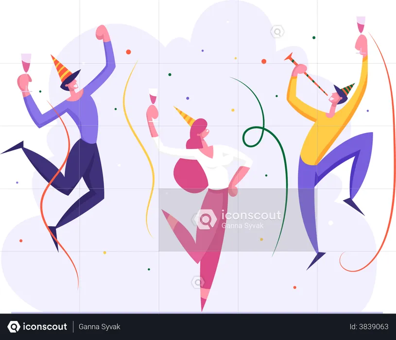Business Party  Illustration
