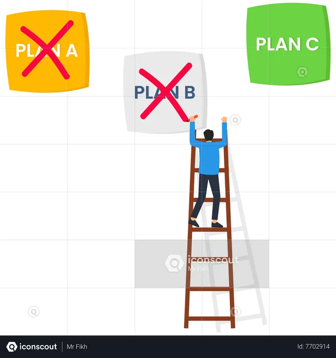 Stratégie de plan d'affaires  Illustration