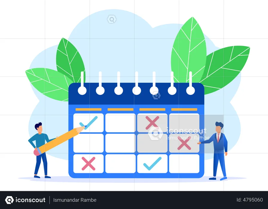 Business planning  Illustration