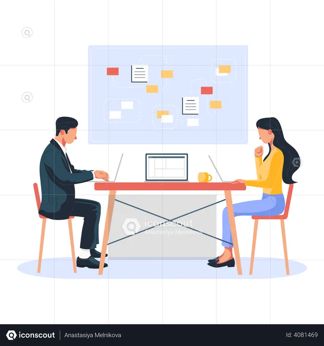 Business Planning  Illustration