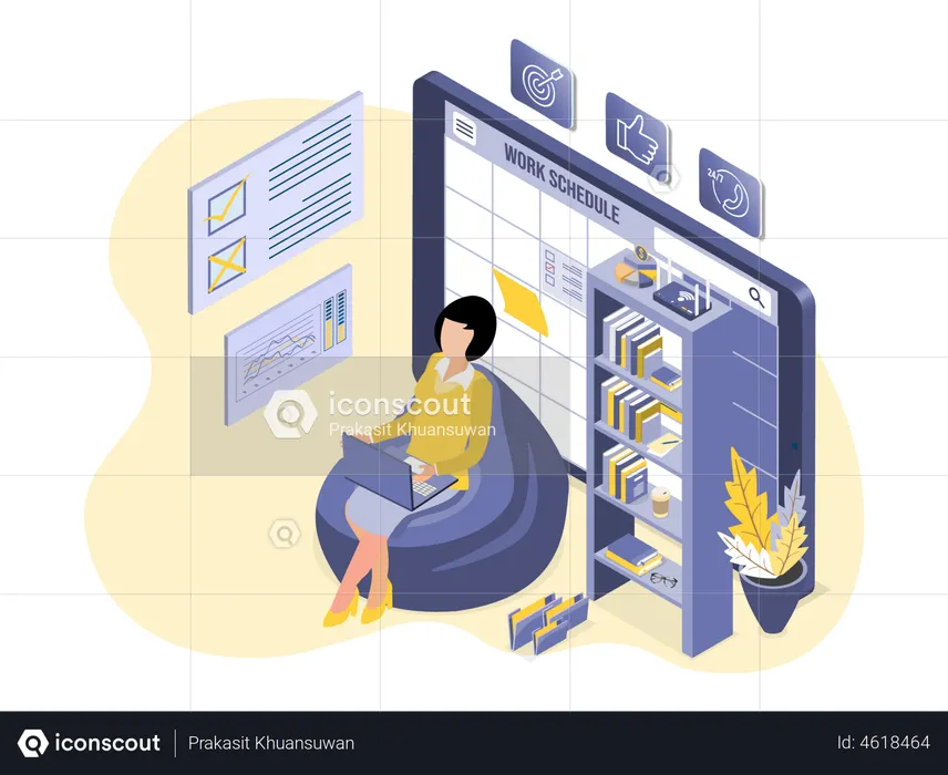 Business Planning Schedule  Illustration