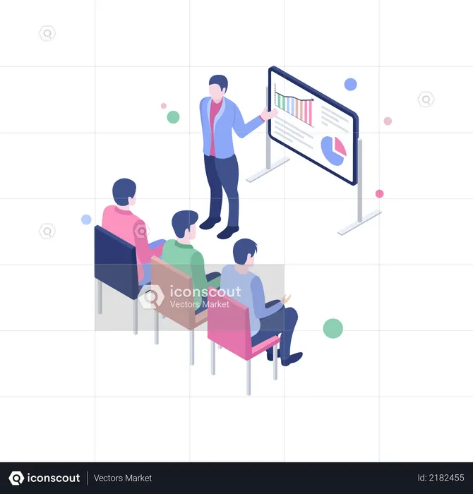 Business presentation  Illustration