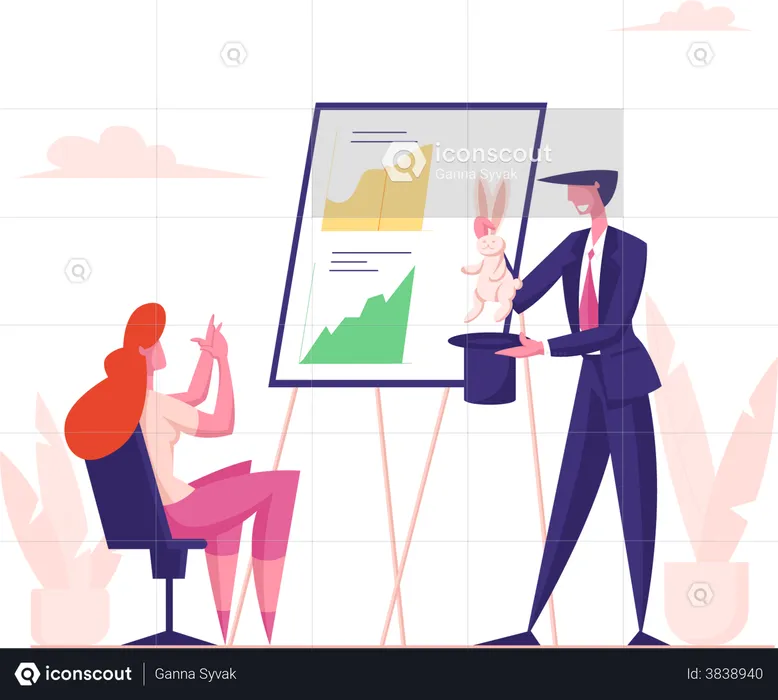 Business Presentation  Illustration