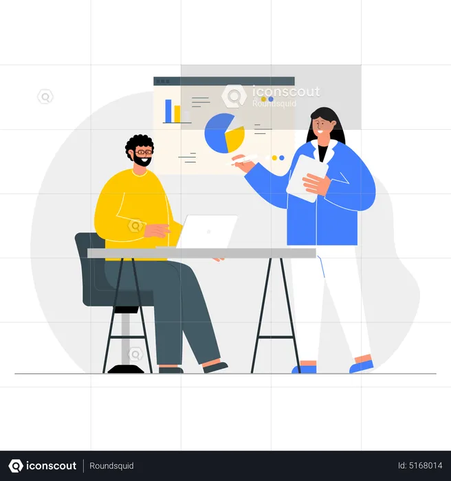 Business presentation  Illustration