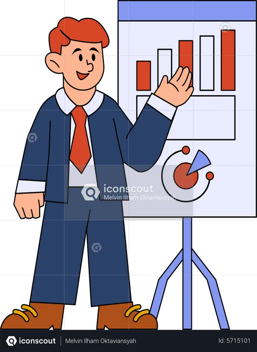 Business Presentation  Illustration