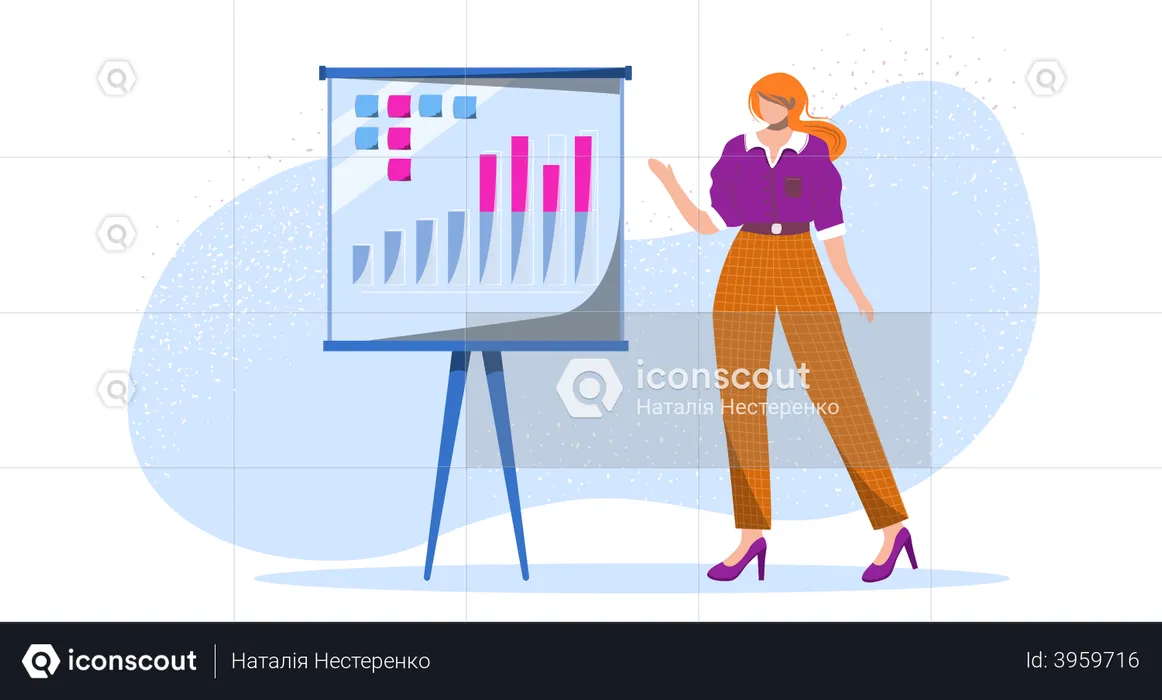 Business presentation  Illustration