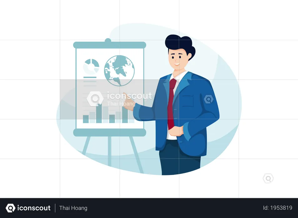 Business presentation  Illustration