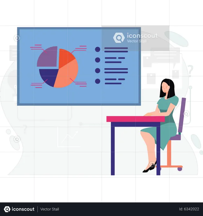 Business presentation  Illustration