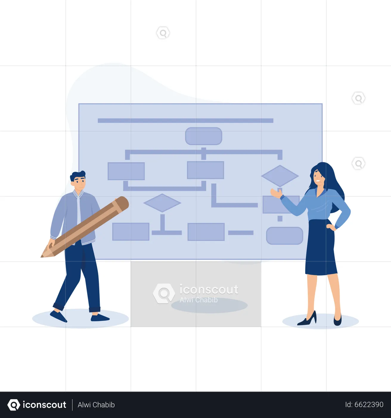 Business Process Illustration - Free Download Business Illustrations ...