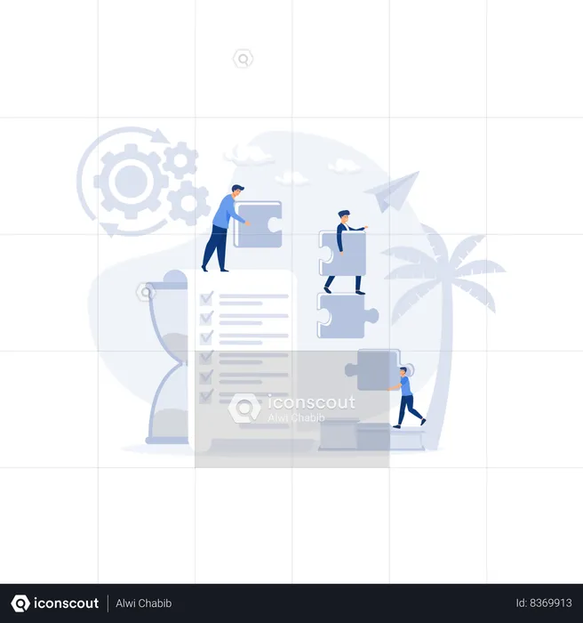 Business Process And Planning  Illustration