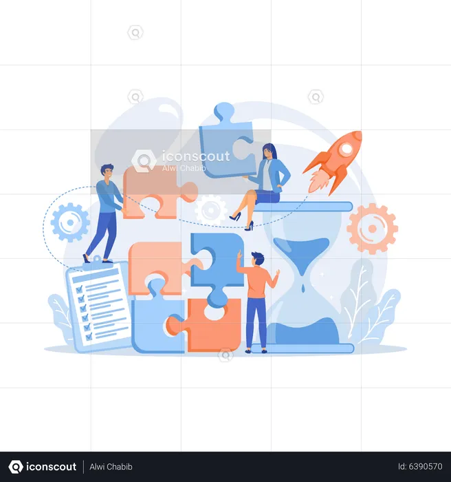 Business process and planning,  Illustration