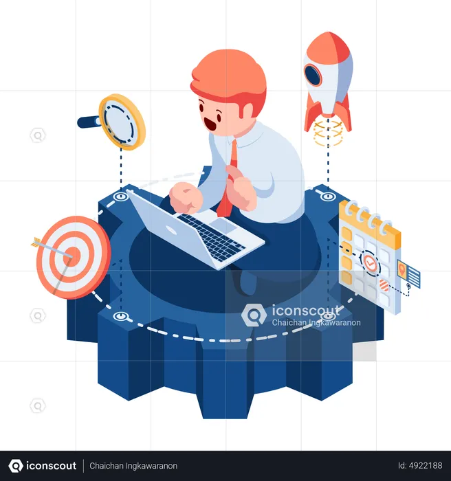 Business Process  Illustration