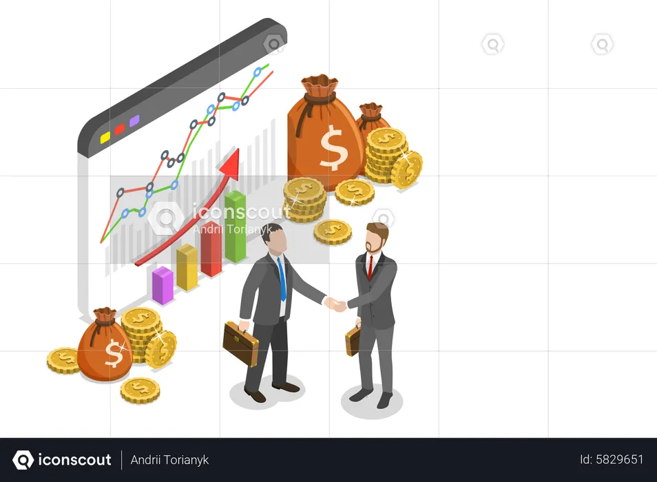 Business profit  Illustration