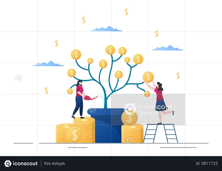 Business Profit  Illustration